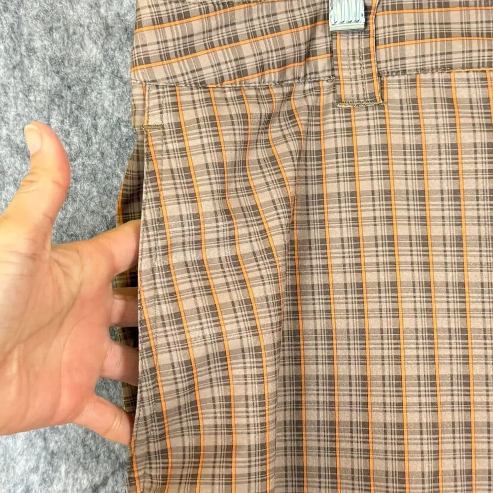 North Face Shorts Mens 38 Plaid Chino Shorts Lightweight Quick Dry Pockets